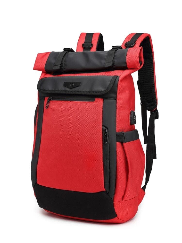 sac à dos roll top avec compartiment pour ordinateur