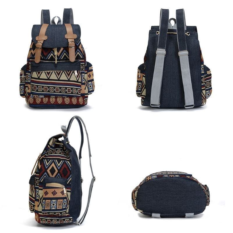sac à dos stylé motifs aztèques