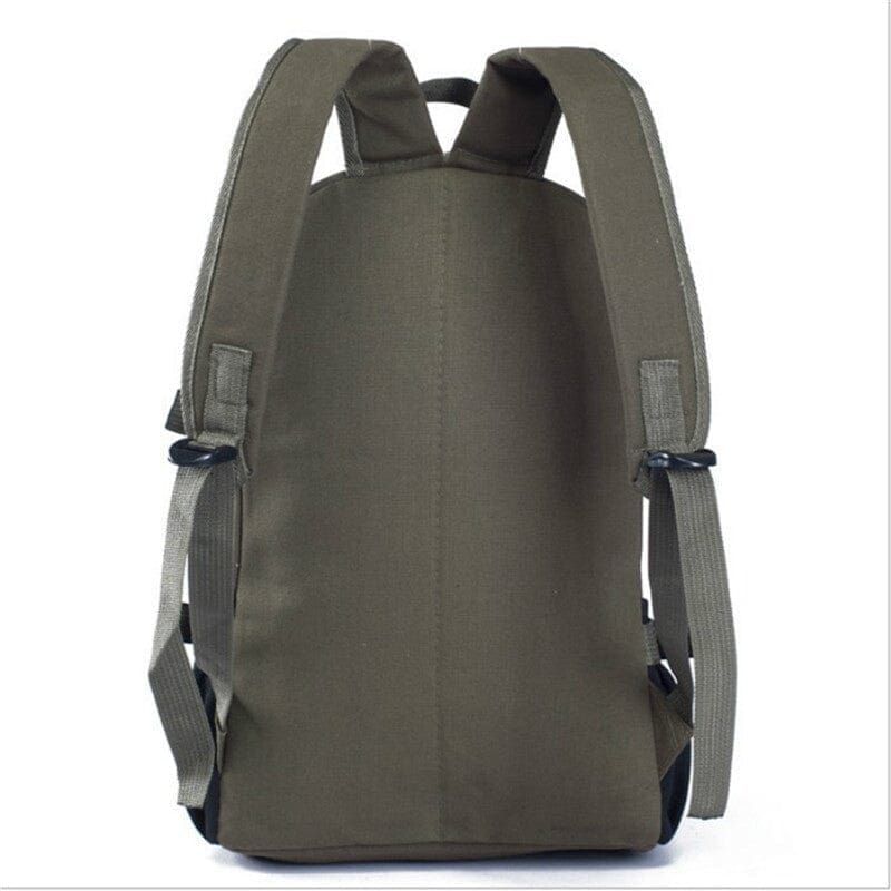 sac à dos toile avec poches extérieures