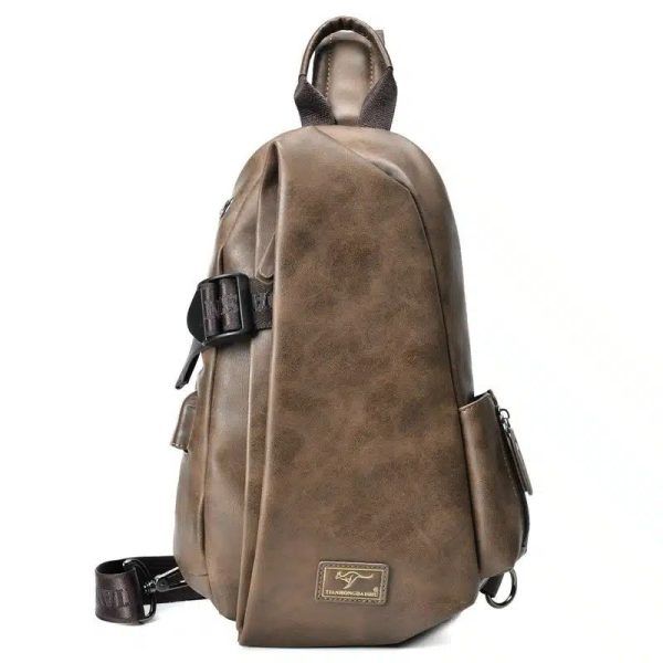 sac à dos vintage pour homme avec port USB