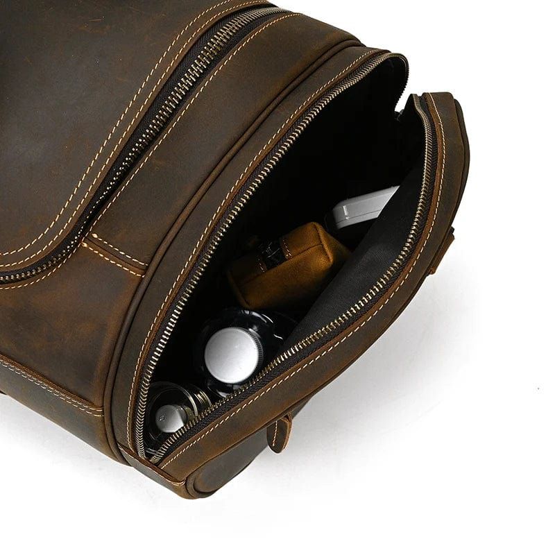 sac à main chic en cuir vieilli