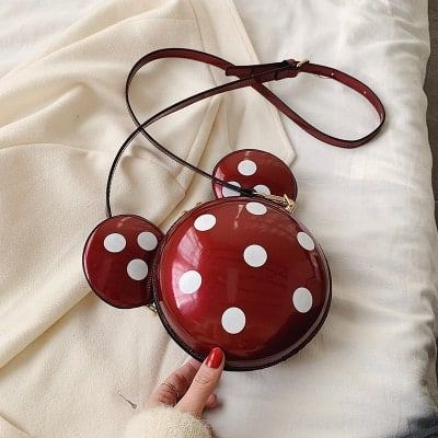 sac bandoulière à pois élégant