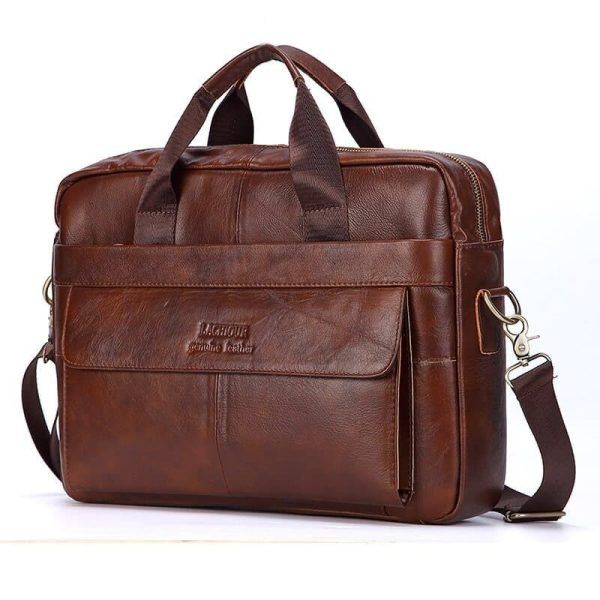 sac bandoulière en cuir authentique