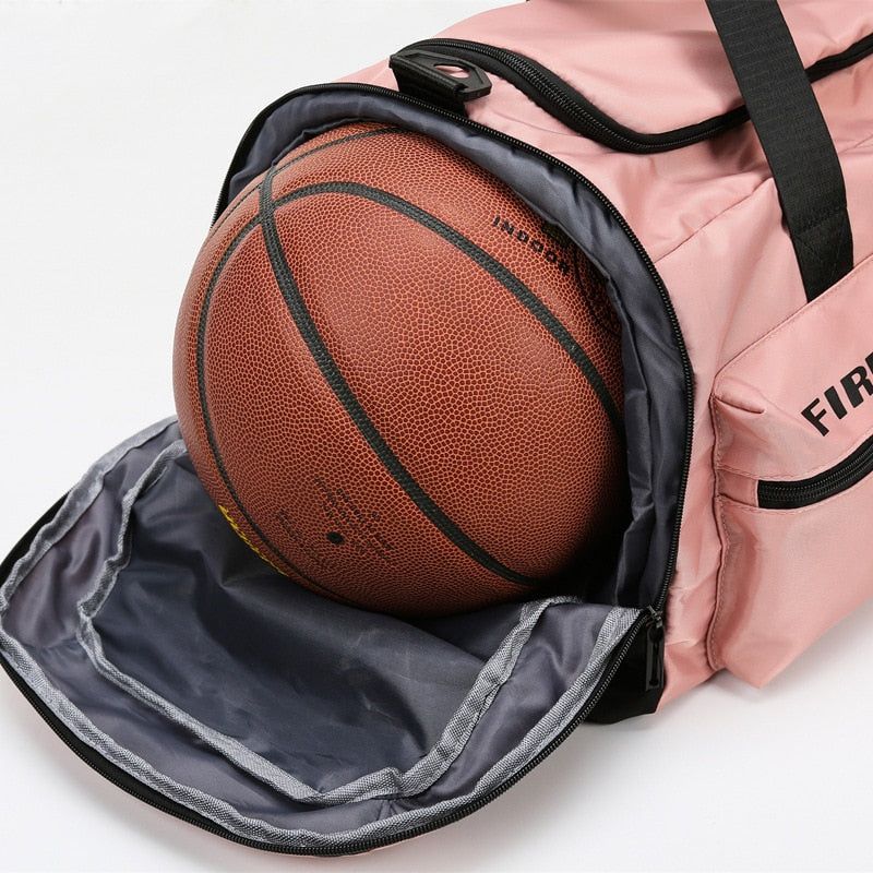 sac de gym avec compartments pratiques