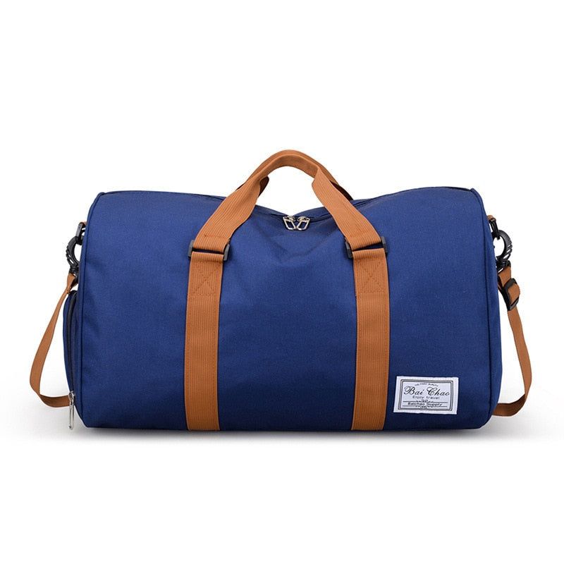sac de voyage avec poche avant pour chaussures