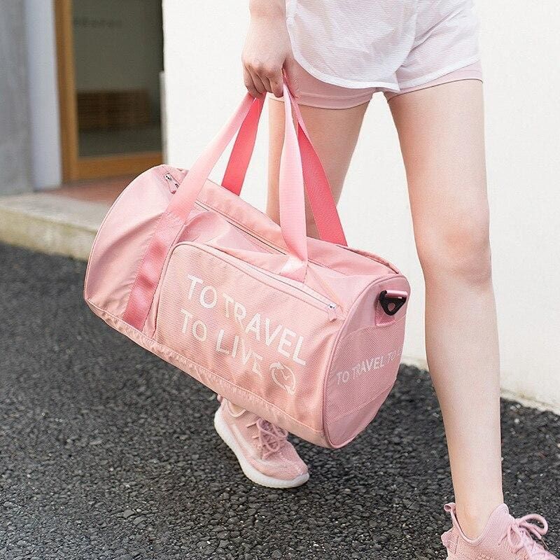 sac de voyage compact avec poche à chaussures