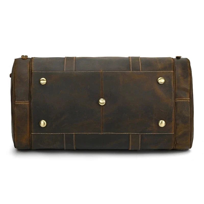 sac de voyage cuir souple avec bandoulière