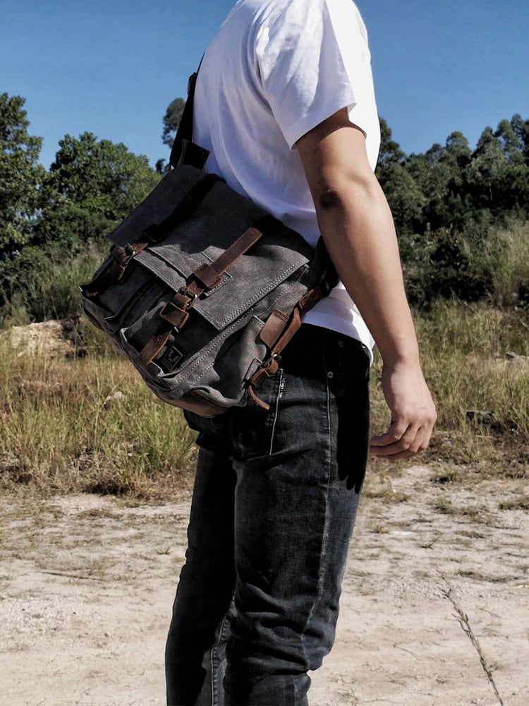 sac de voyage élégant en cuir