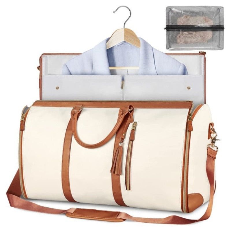 sac de voyage élégant en cuir