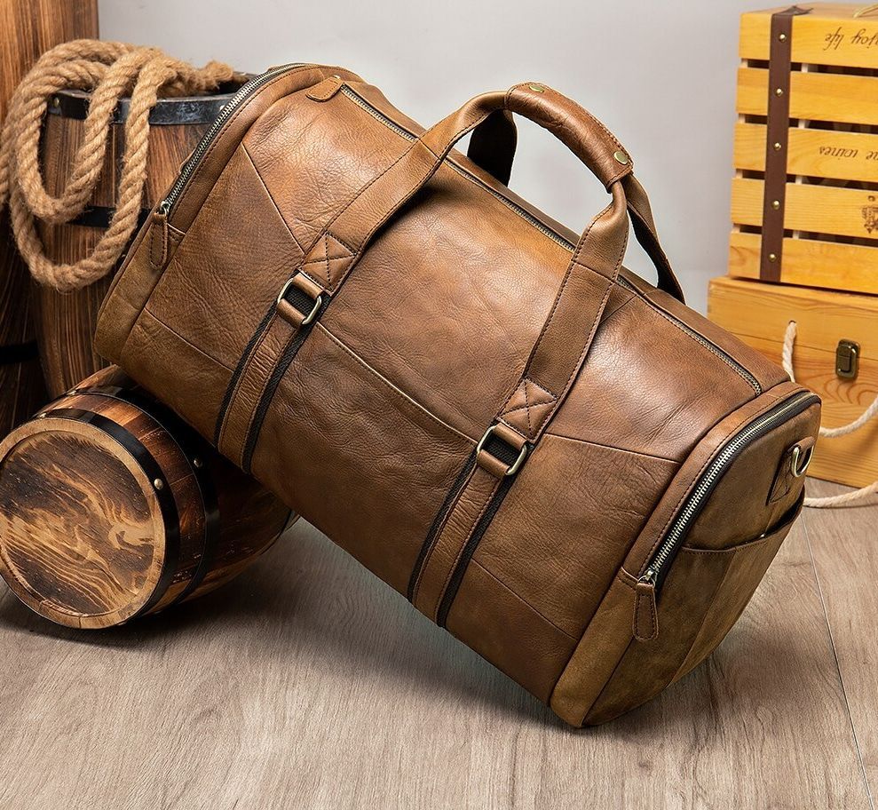 Sac de voyage en bandoulière ultra vintage