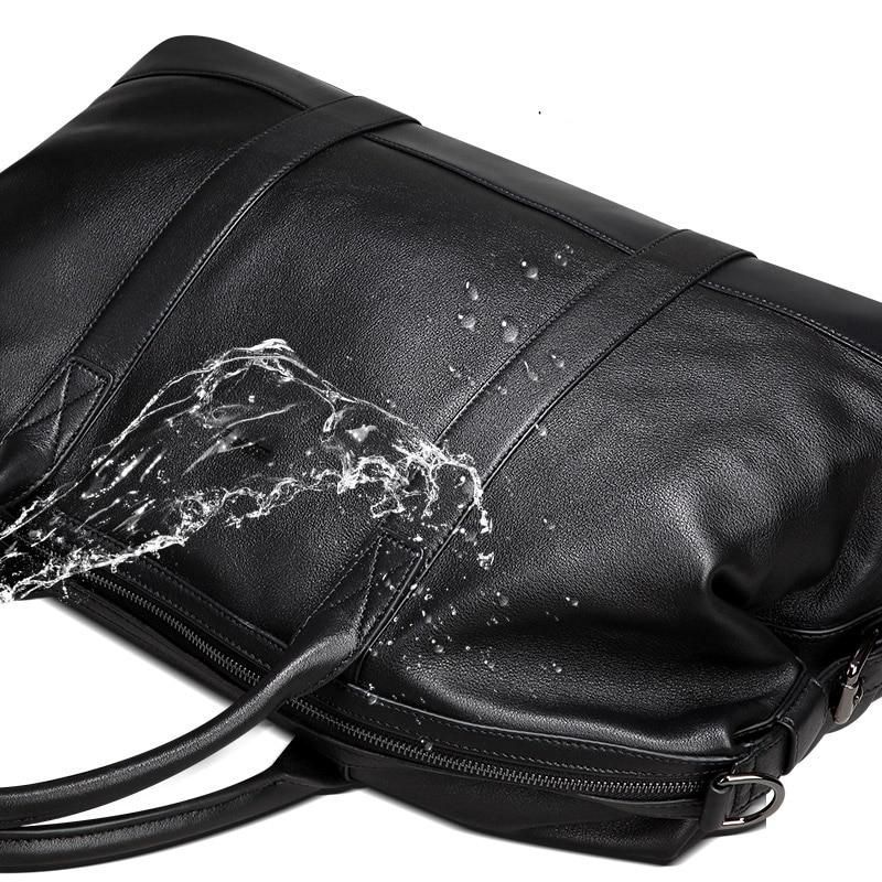 sac de voyage en cuir avec bandoulière ajustable