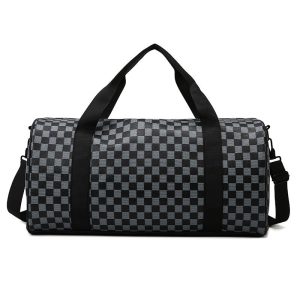 sac de voyage en cuir avec détails raffinés