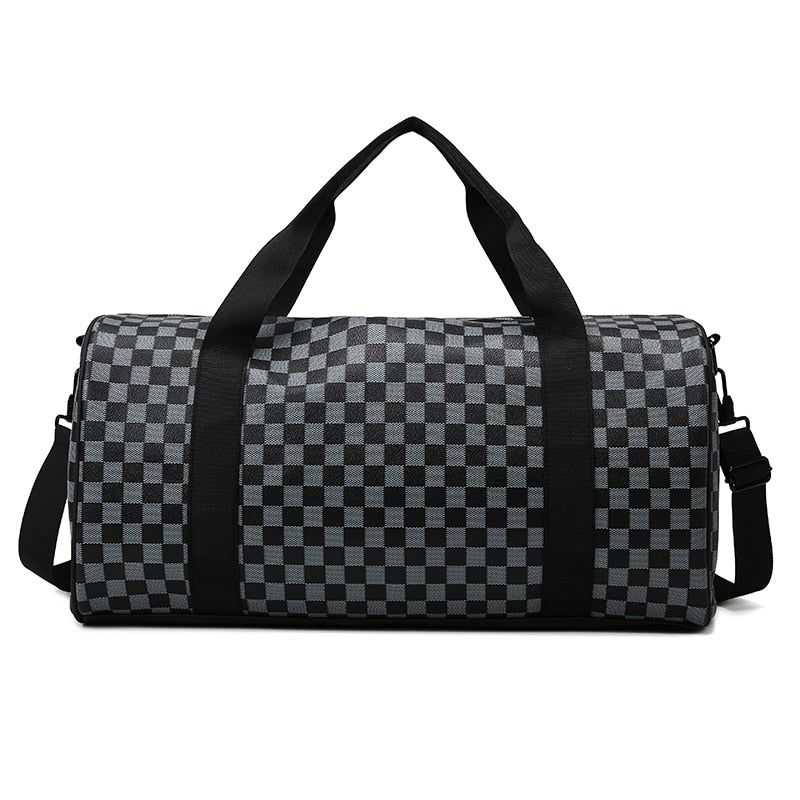 sac de voyage en cuir avec détails raffinés