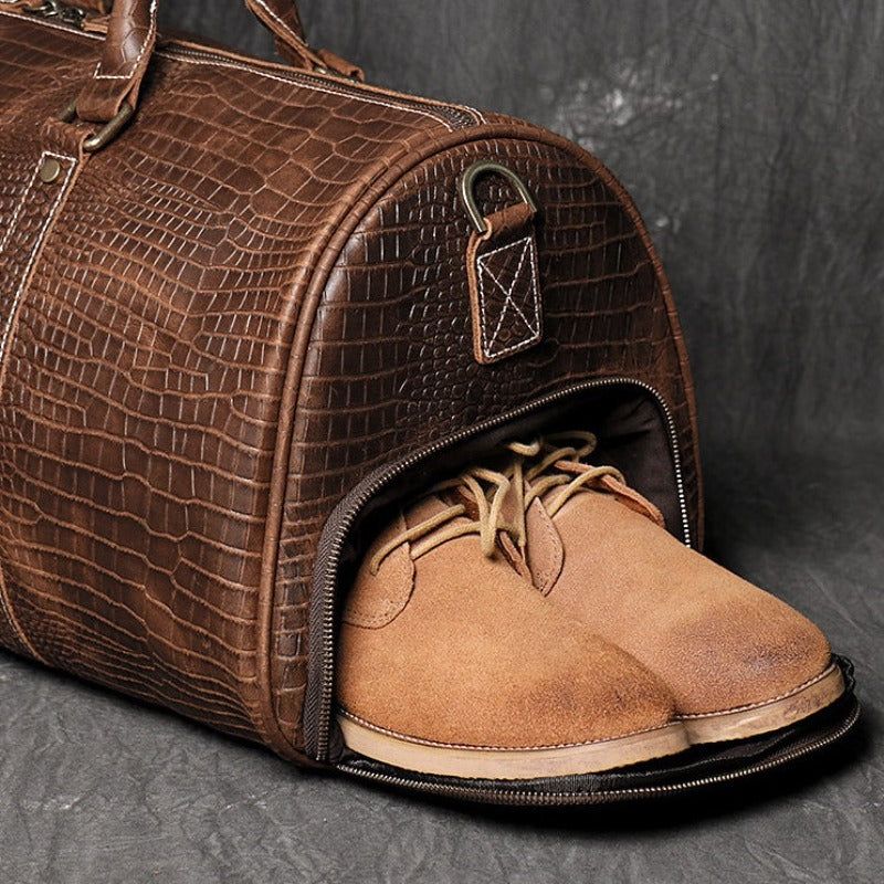 sac de voyage en cuir pour cabine d'avion