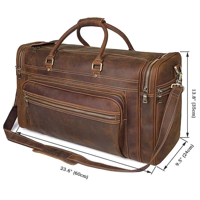sac de voyage en cuir pour homme