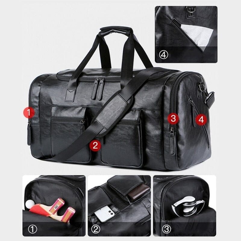sac de voyage en cuir pour les explorateurs