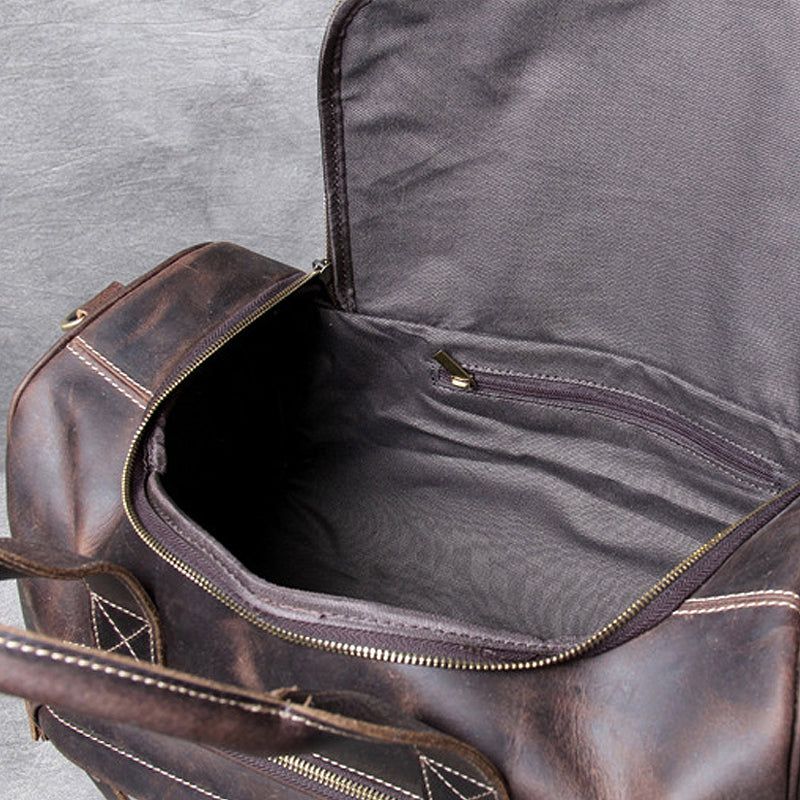 sac de voyage en cuir robuste homme