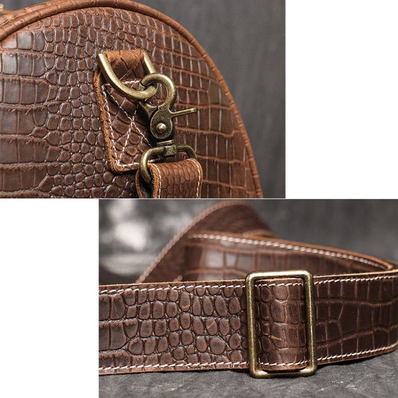sac de voyage ergonomique en cuir