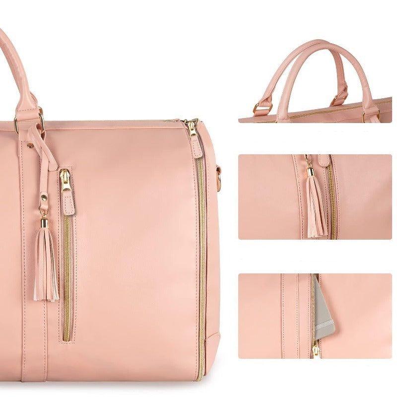 Sac de voyage femme cuir avec rangement
