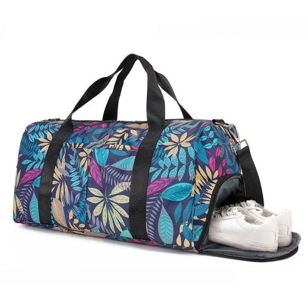 sac de voyage femme motif floral