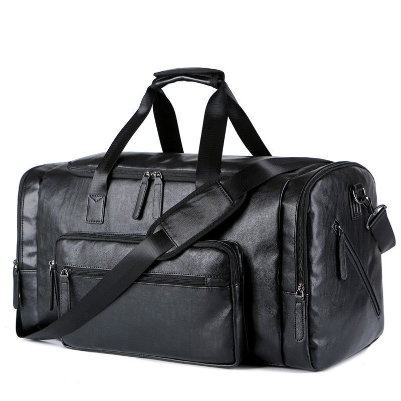 sac de voyage homme avec poches zippées