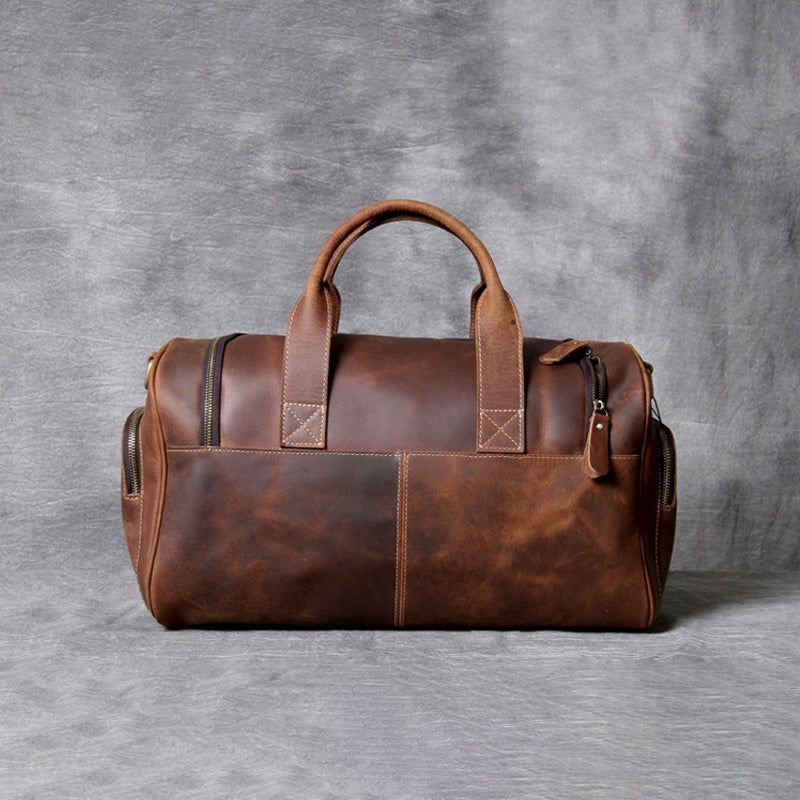 sac de voyage homme en cuir pratique