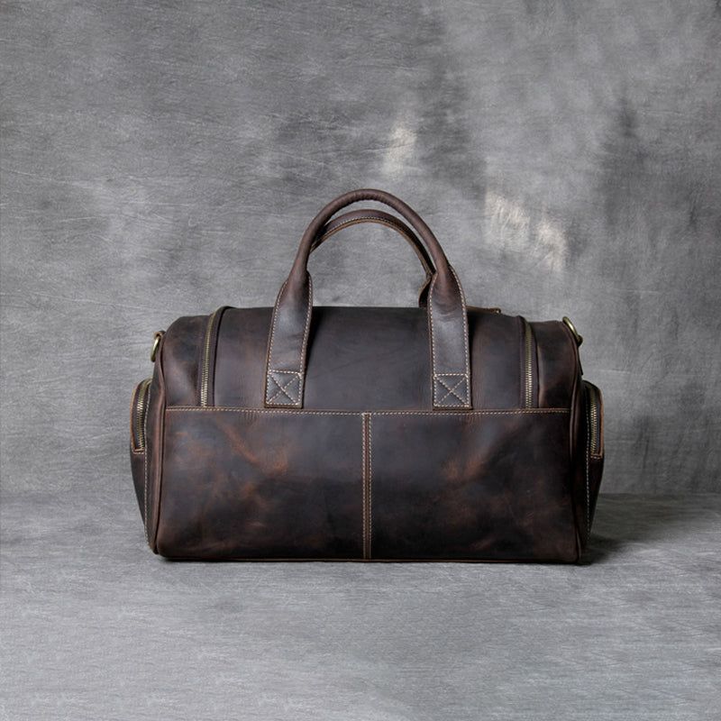 sac de voyage homme en cuir véritable