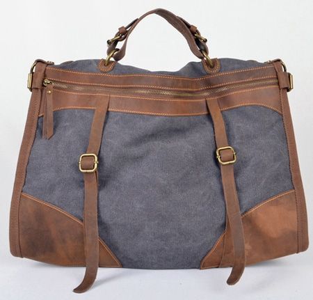 sac de voyage homme style rétro en cuir
