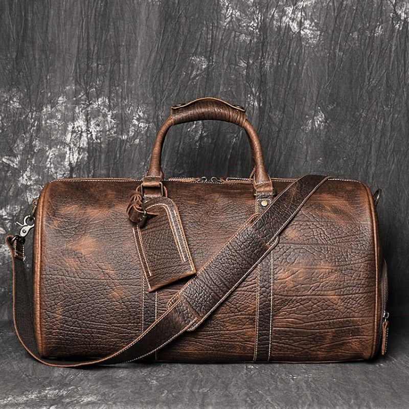 sac de voyage léger cuir