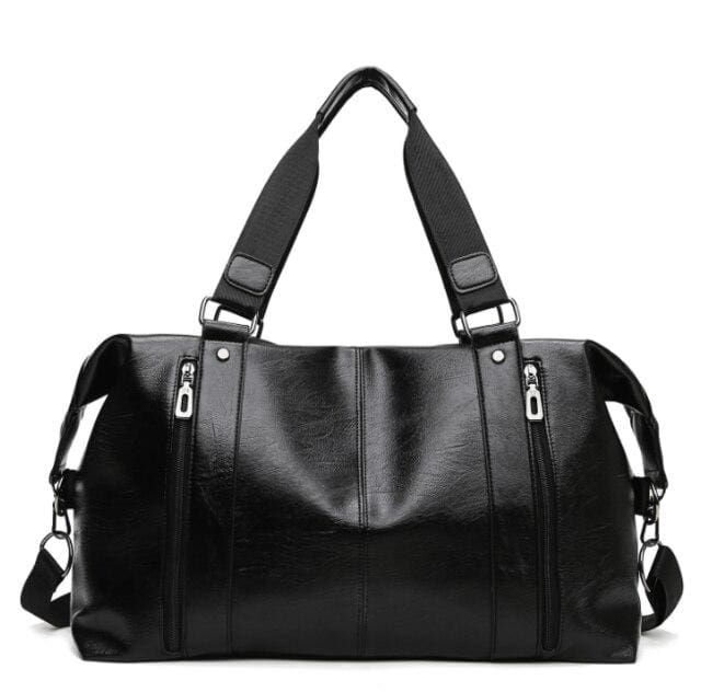 sac de voyage lisse noir