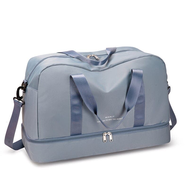 sac de voyage pratique bleu ciel pour les femmes