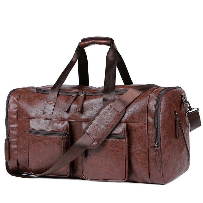 sac de voyage rétro style explorateur