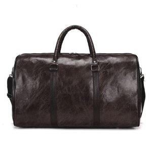 sac de voyage vintage marron foncé