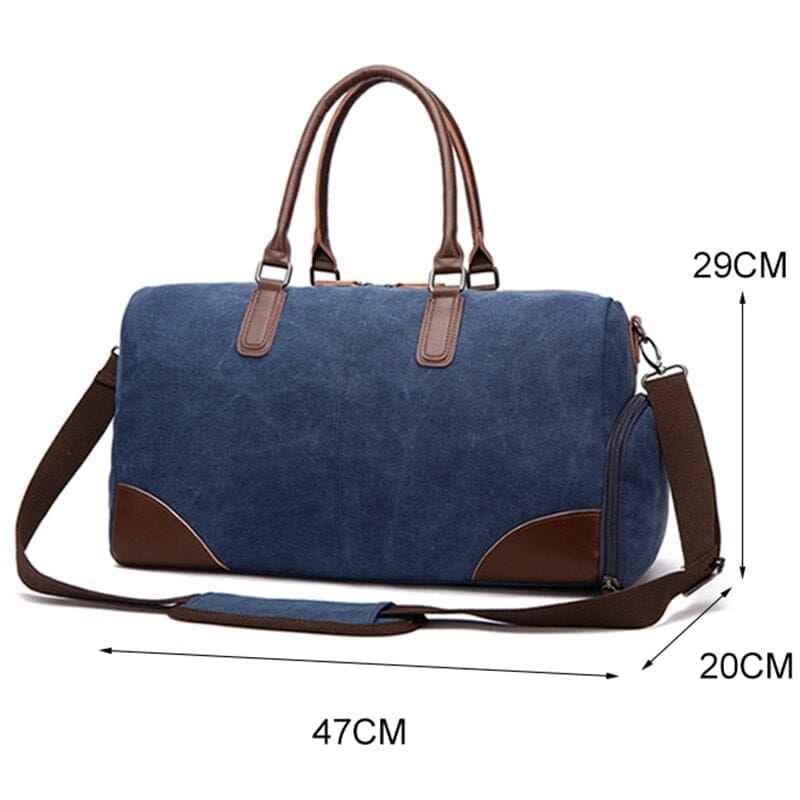 sac de weekend classique en toile