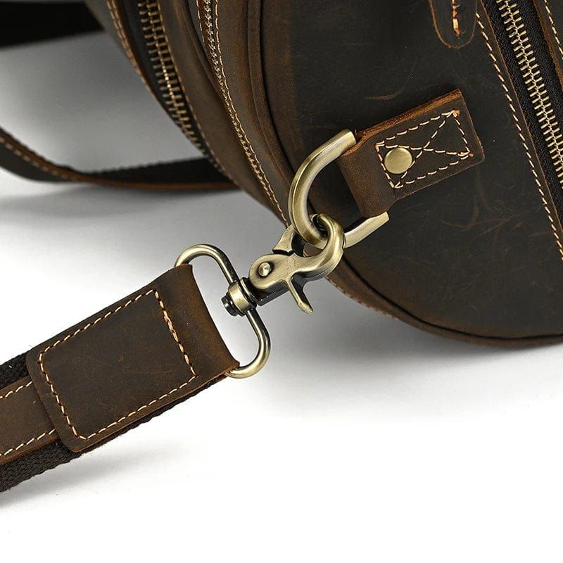 sac en cuir chic avec bandoulière amovible
