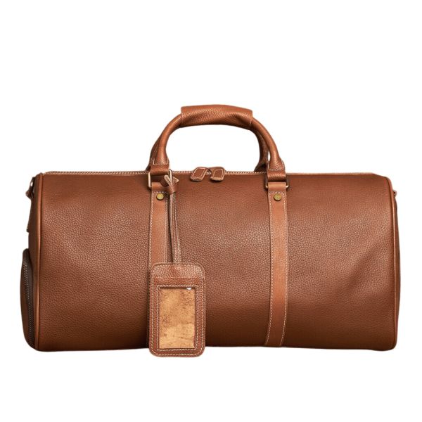 sac en cuir grainé pour le voyage