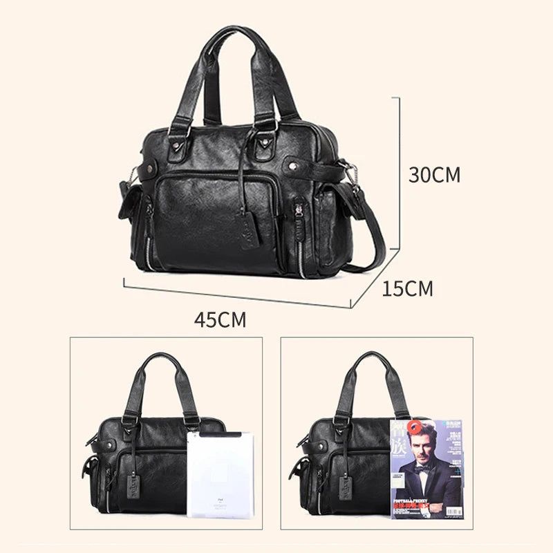 sac en cuir homme robuste