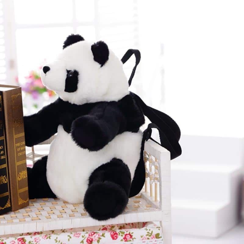 sac en peluche panda pour enfant