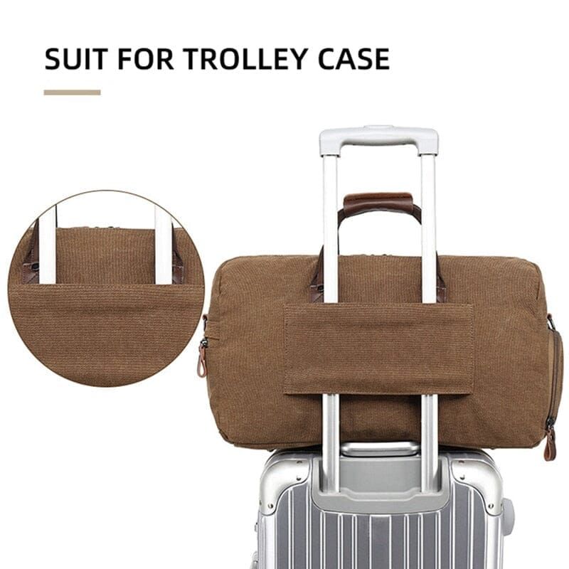 sac en tissu vintage pour voyages