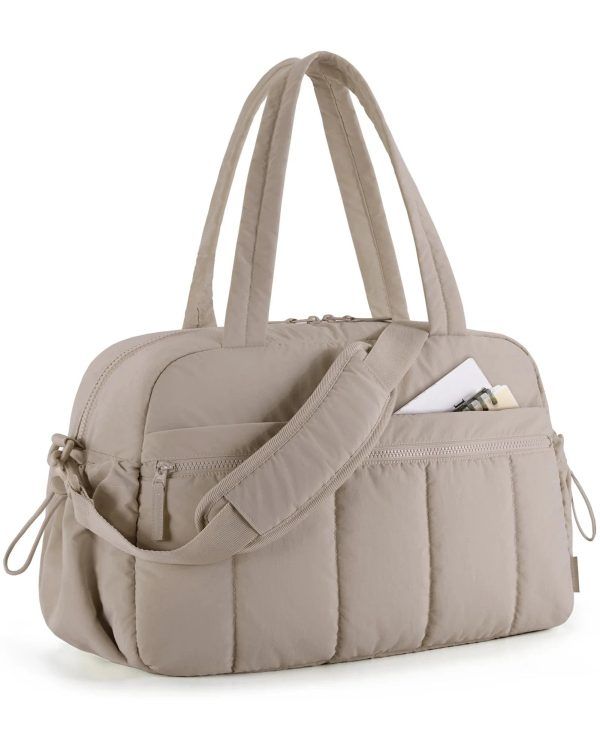 sac matelassé porté épaule femme