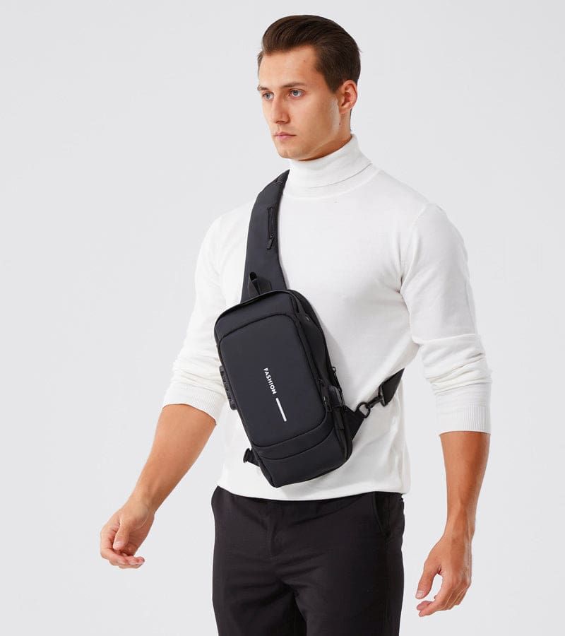 sac polyvalent à bandoulière antivol