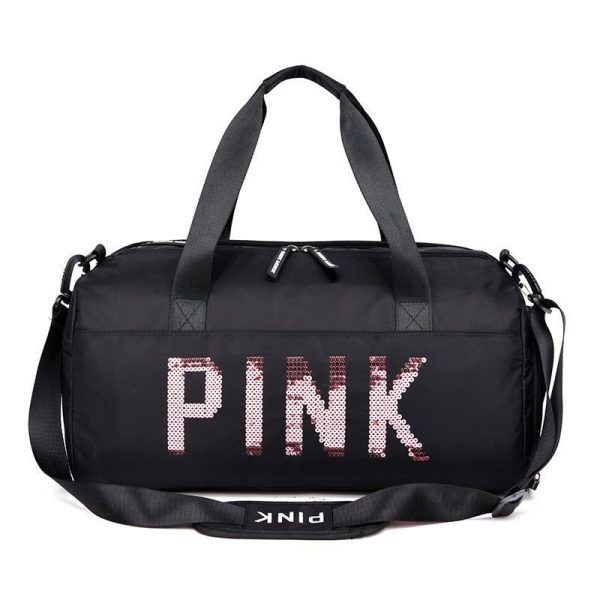 sac pratique pour un voyage en rose