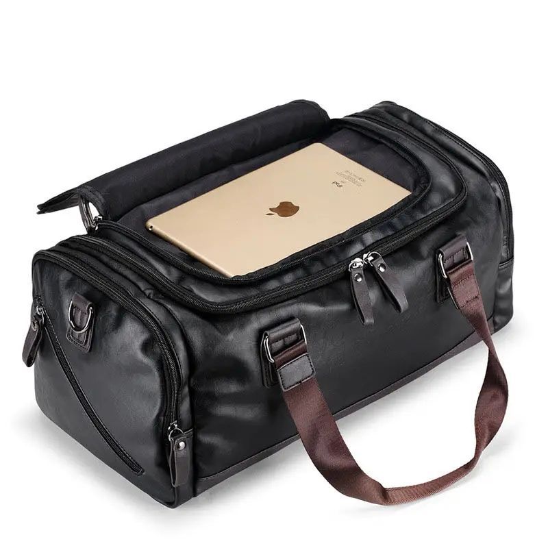 sac sport en simili cuir pour homme