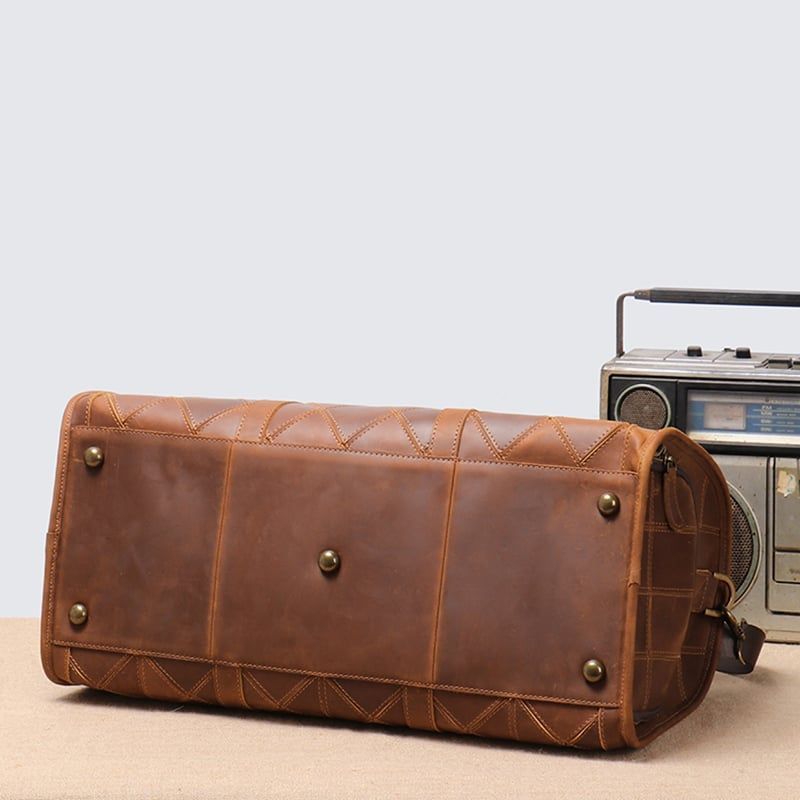 sac vintage en cuir pour homme