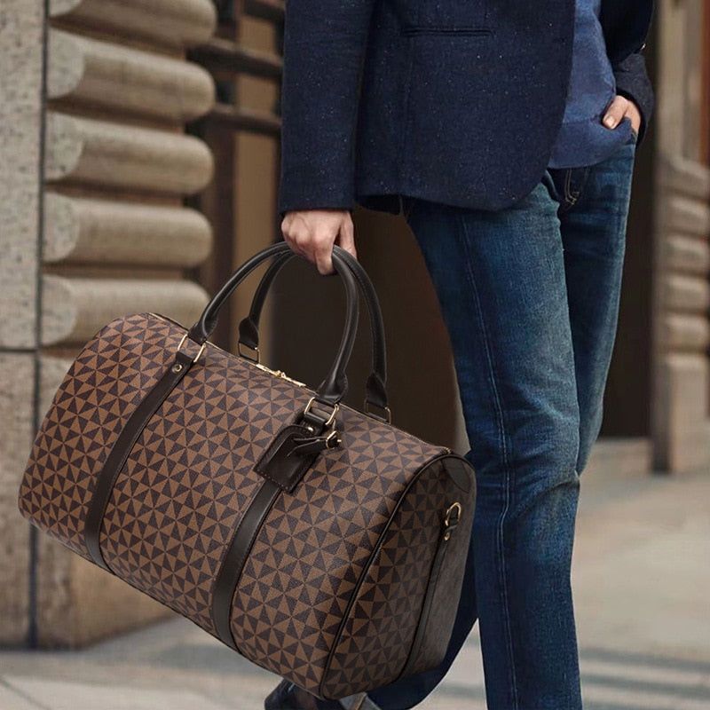 sacoche de voyage en cuir homme