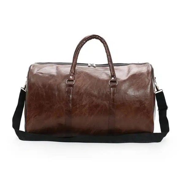 sacoche de voyage en cuir synthétique