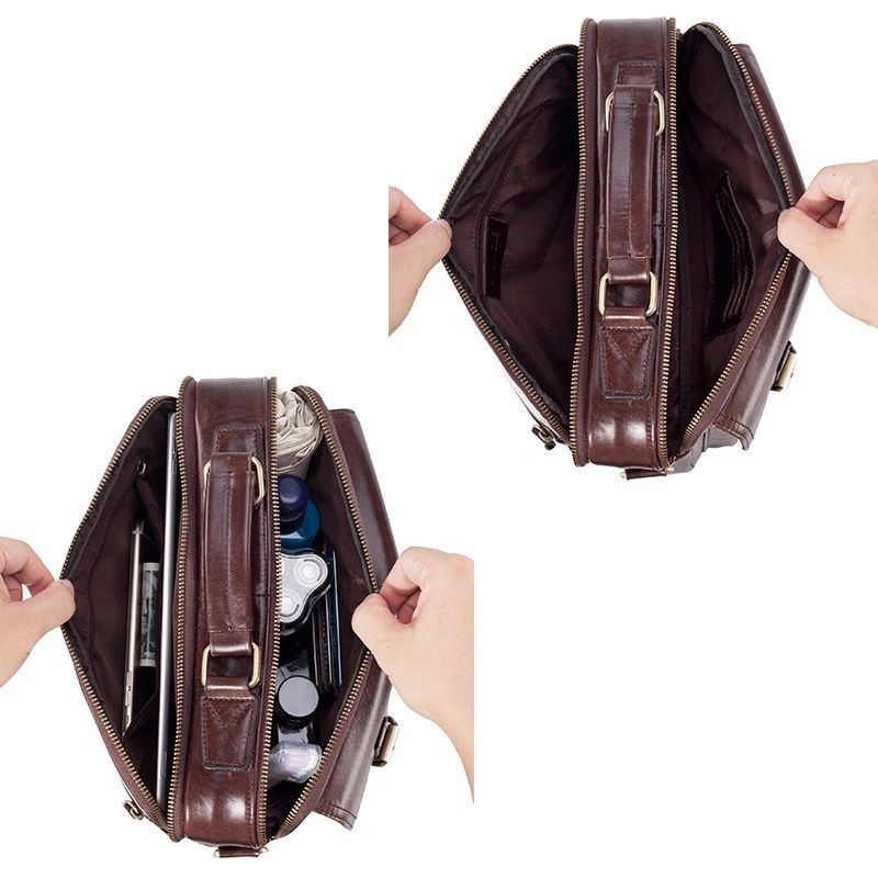 sacoche homme en cuir de qualité