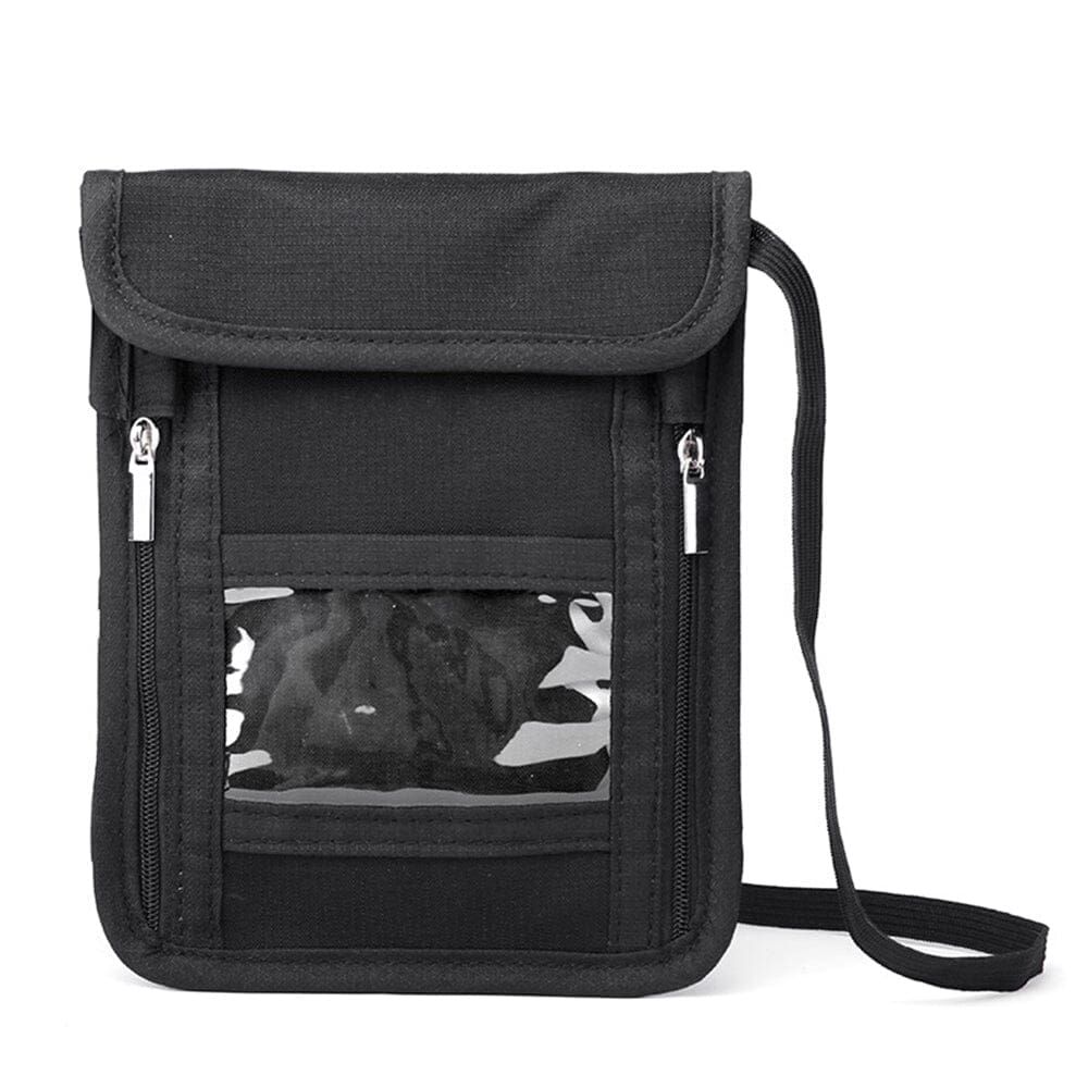 sacoche tour de cou unisexe pour objets essentiels