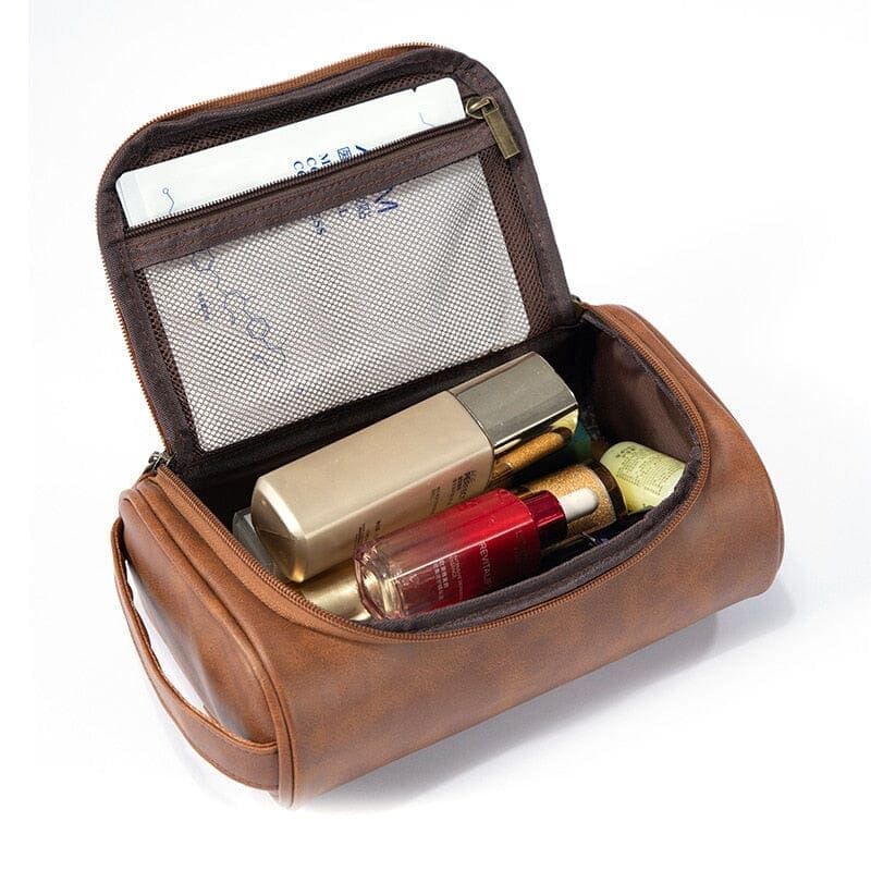 trousse cosmétique vintage élégante pour voyage