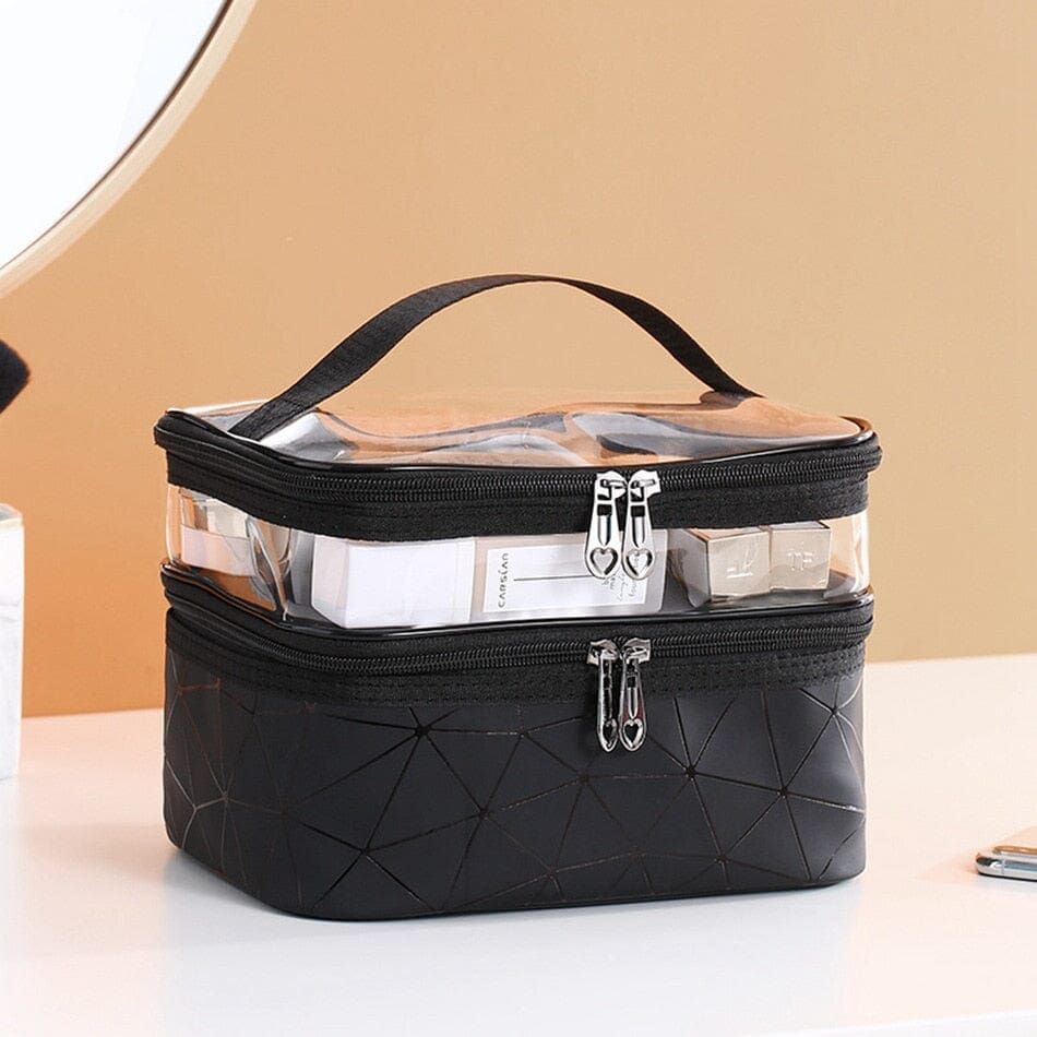 trousse de maquillage de luxe pour voyage